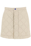 Burberry quilted mini skirt