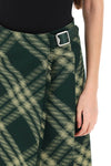 Burberry maxi kilt with check pattern