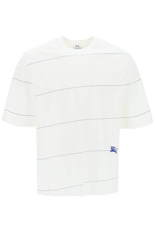 Burberry striped t-shirt with ekd embroidery