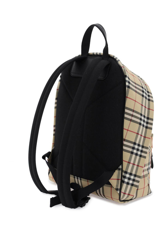 Burberry check backpack
