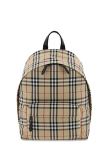 Burberry check backpack