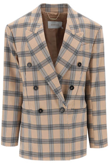  Zimmermann oversized luminosity jacket with check motif