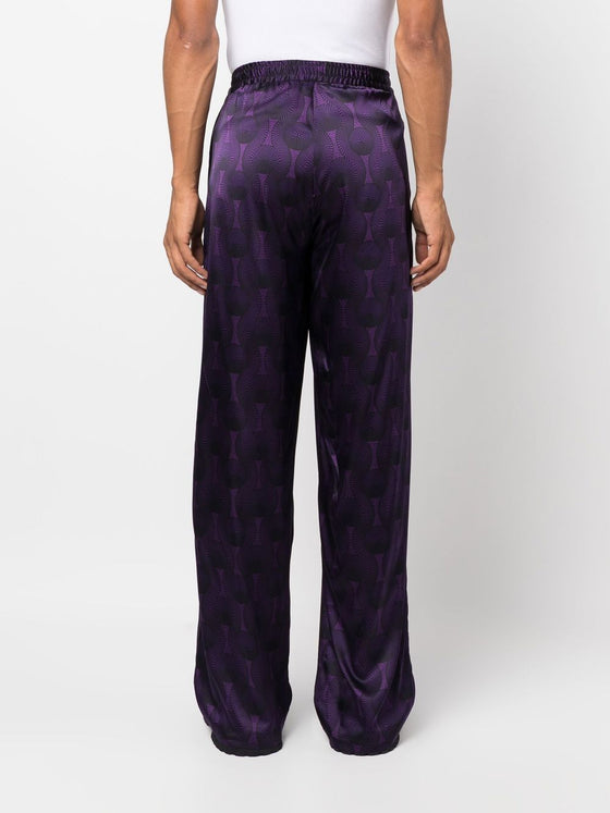 OZWALD BOATENG Trousers Purple