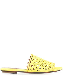  Alaia Sandals Yellow