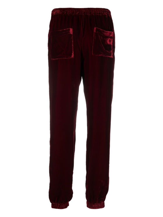 GOLD HAWK Trousers Red
