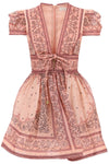 Zimmermann matchmaker mini dress with bandana motif