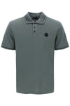 Moncler basic polo shirt with logo patch