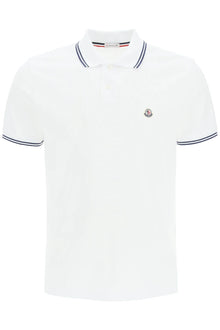  Moncler basic polo shirt with stripe detailing