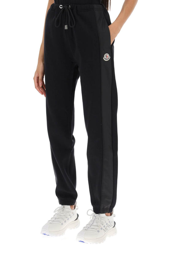 Moncler basic joggers with nylon bands