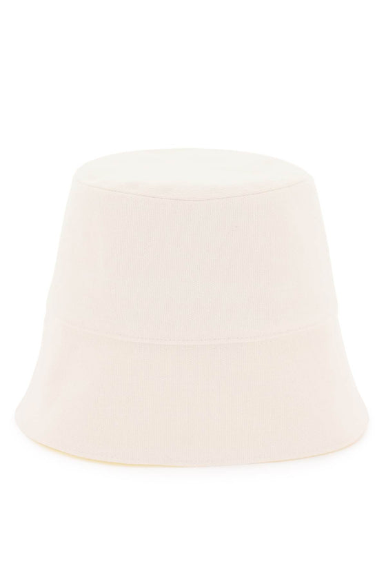 Stella mccartney bucket hat with floral logo embroidery