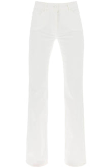 Moschino five pocket bootcut jeans