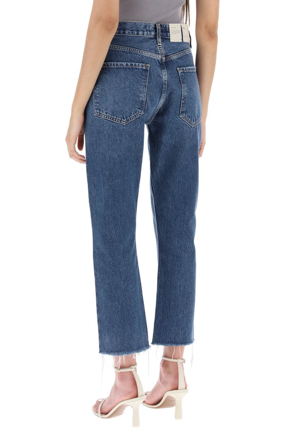Agolde riley cropped jeans