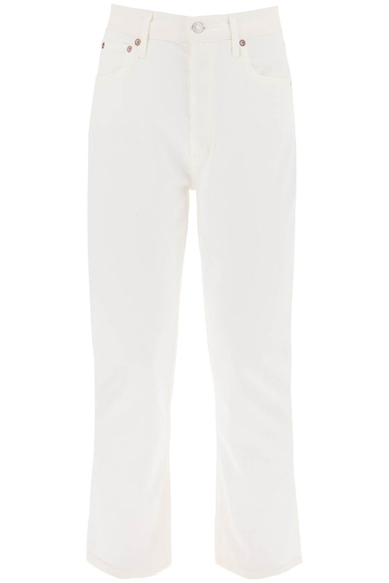 Agolde riley high-waisted cropped jeans