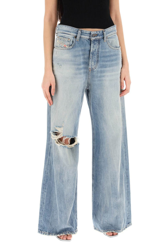 Diesel d-sire wide leg jeans