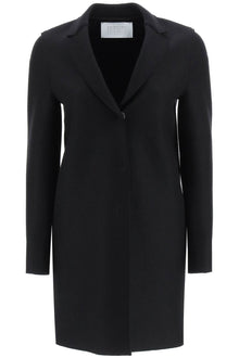  Harris wharf london single-breasted coat in pressed wool