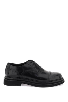  Dolce & gabbana brushed leather oxford lace-ups