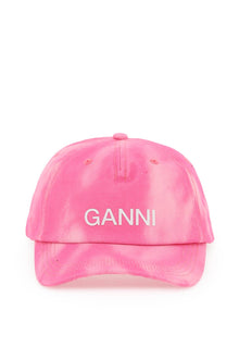  Ganni logoed baseball cap
