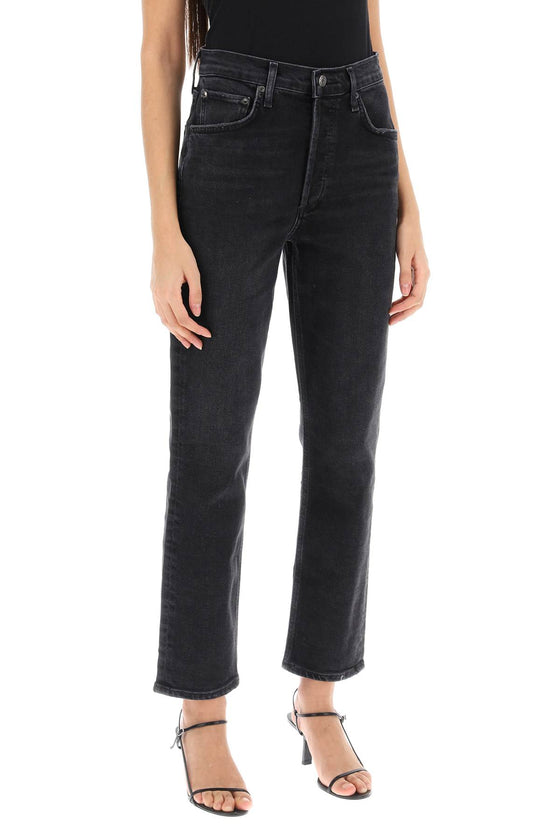 Agolde riley high-waisted jeans
