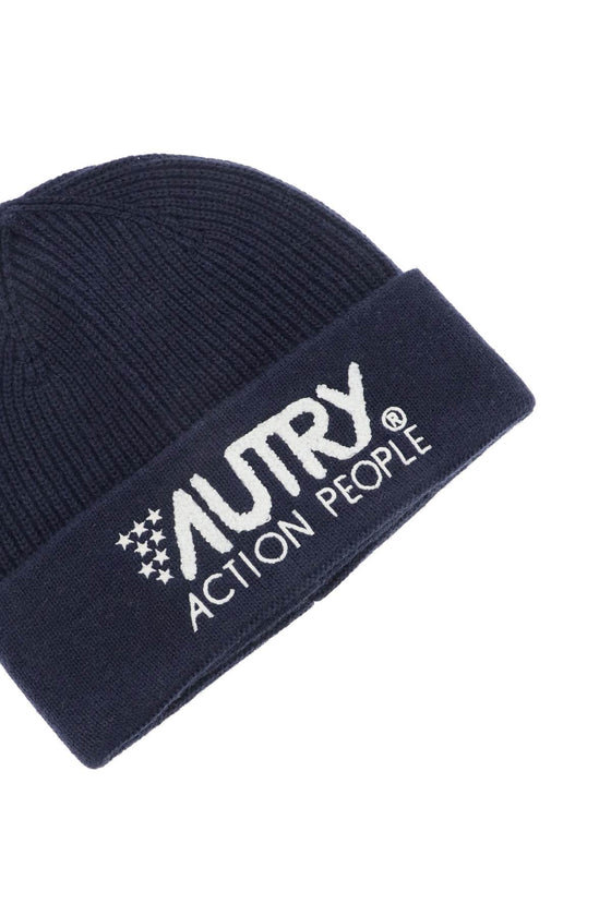 Autry beanie hat with embroidered logo