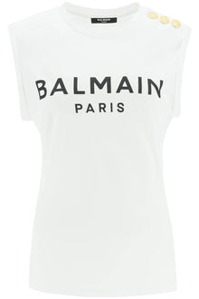  Balmain logo top with embossed buttons