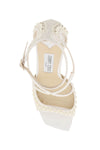 Jimmy choo azia 95 sandals with pearls