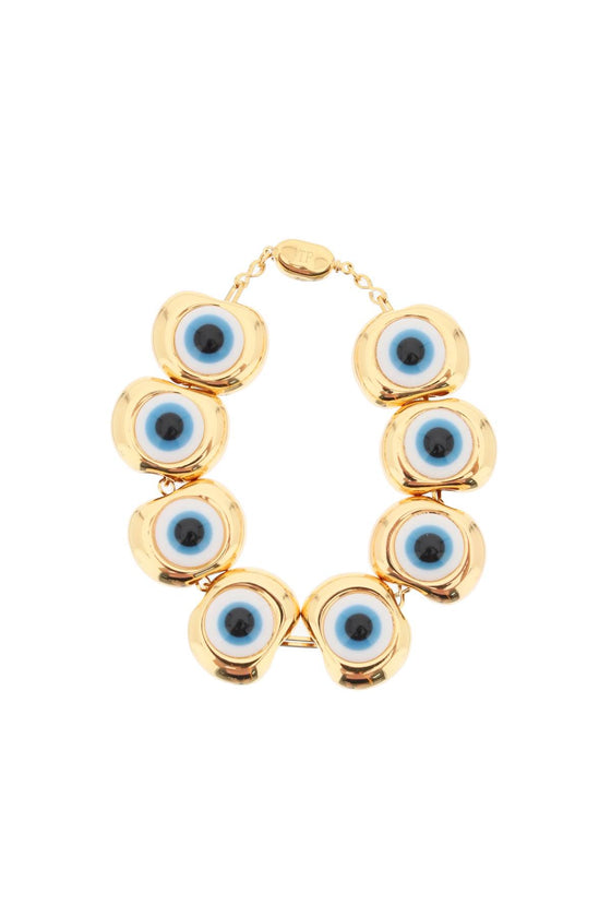 Timeless pearly bracelet with eyes