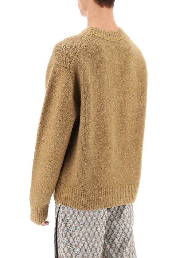Acne studios crew-neck sweater in wool and cotton