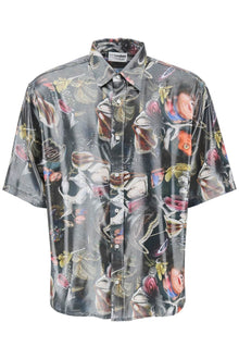  Acne studios short-sleeved shirt with print for b. sund
