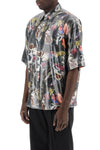 Acne studios short-sleeved shirt with print for b. sund