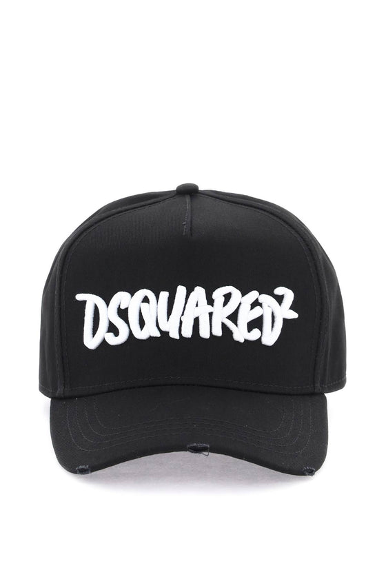 Dsquared2 baseball cap with logo lettering
