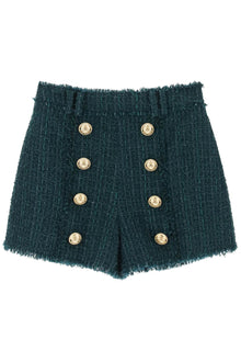  Balmain shorts in tweed