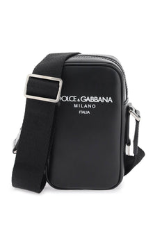  Dolce & gabbana small leather crossbody bag