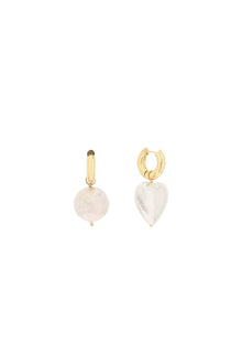  Timeless pearly earrings with charms