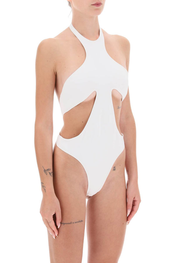 Mugler one-piece swimsuit with cut-outs
