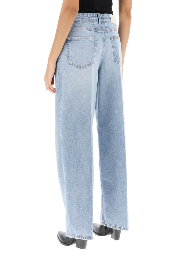 Closed loose jeans with tapered cut