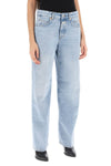 Closed loose jeans with tapered cut