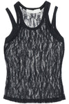 Dion lee camouflage mesh tank top