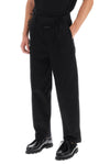 Closed 'blomberg' loose pants with tapered leg