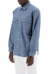 Closed cotton chambray shirt for