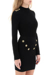 Balmain knitted bodysuit with embossed buttons
