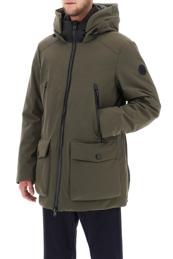 Woolrich parka in soft shell