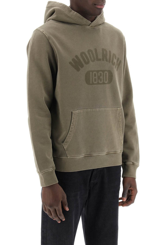 Woolrich hooded sweatshirt with faded logo