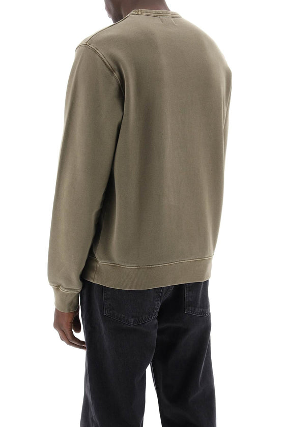 Woolrich "round neck sweatshirt with faded logo