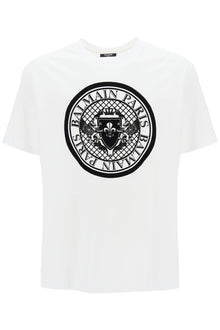  Balmain t-shirt with flocked coin print