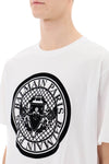 Balmain t-shirt with flocked coin print