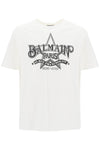Balmain crew-neck t-shirt with logo print