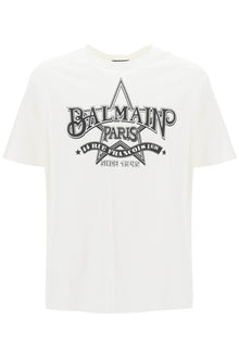  Balmain crew-neck t-shirt with logo print
