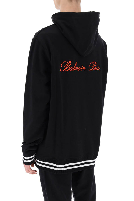 Balmain hoodie with logo embroidery