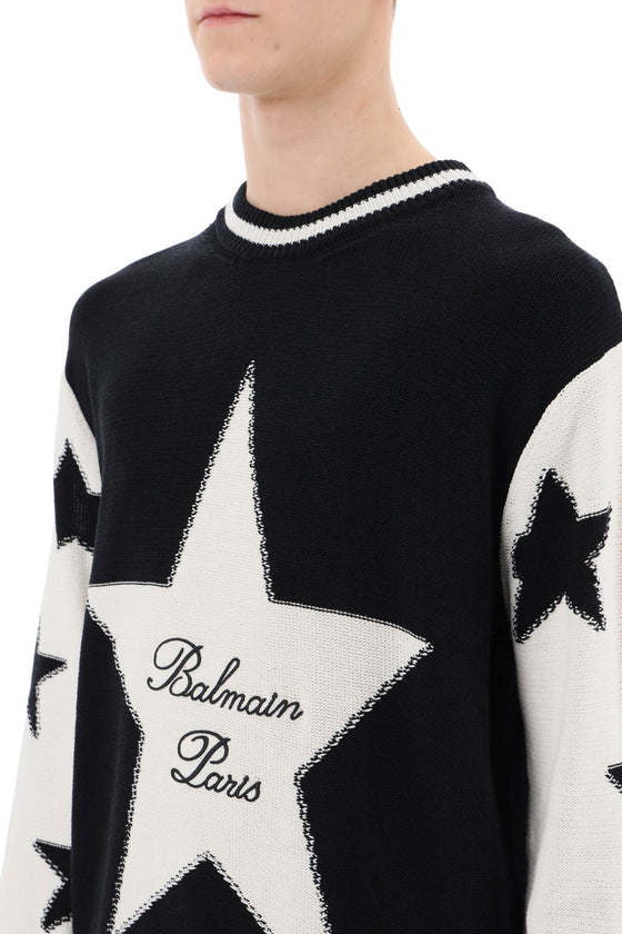 Balmain sweater with star motif