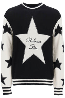  Balmain sweater with star motif
